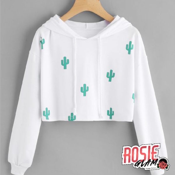 Hoodie Corto Cactus