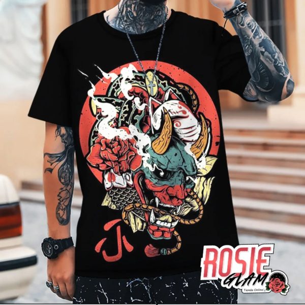 Camiseta Demon Rose