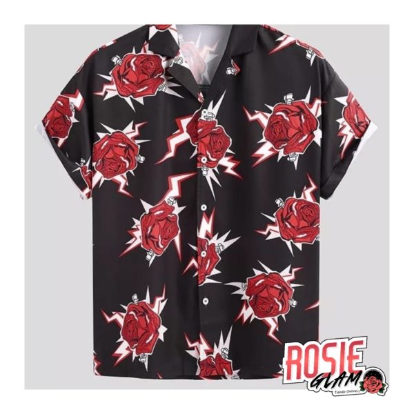 Camisa Rosas