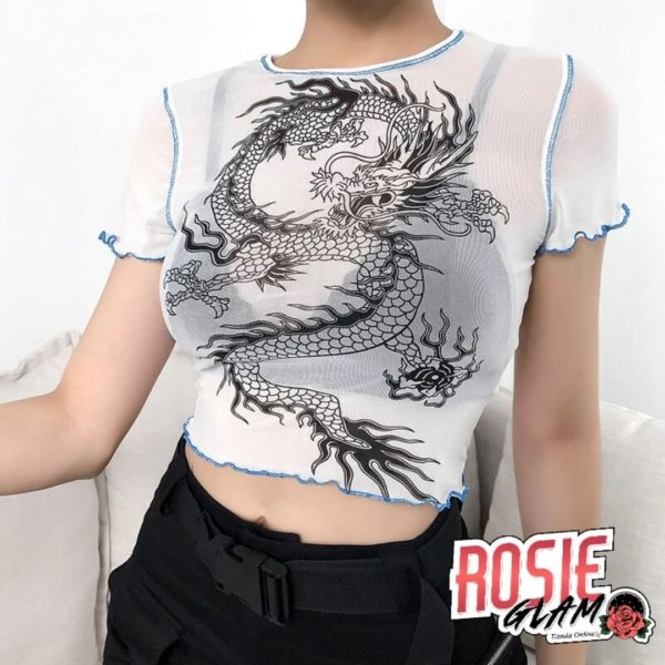 Camiseta Dragon Negro