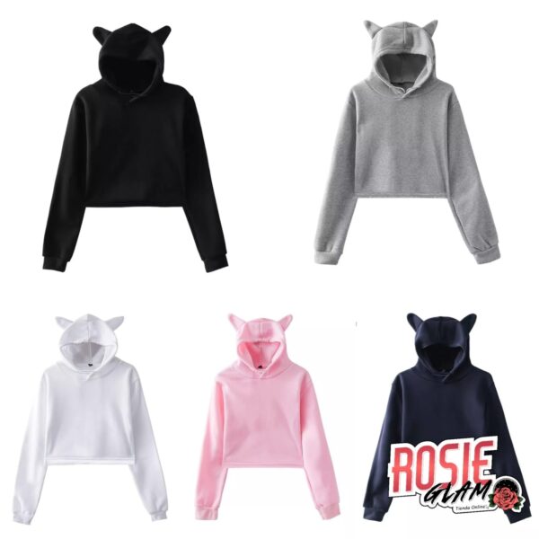 Hoodie Orejas Osito