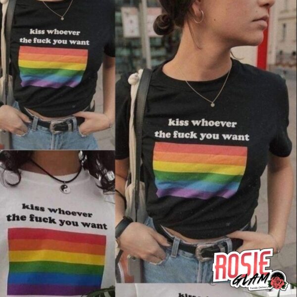 CAMISETA PRIDE KISS