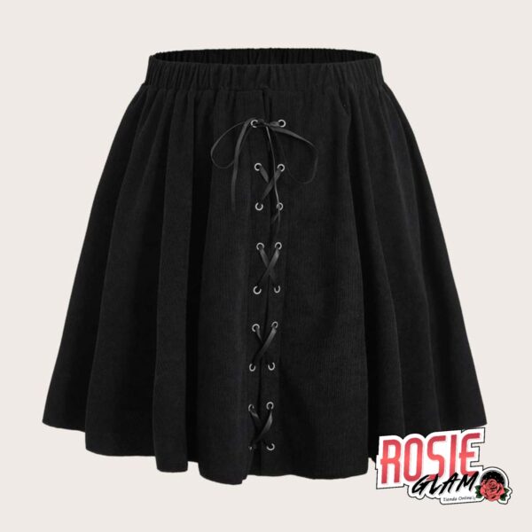 Falda Cintas Black - Rosieglam