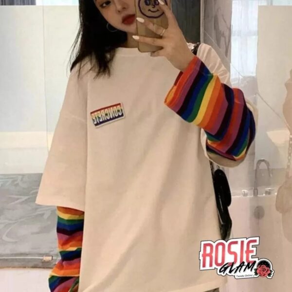 Camiseta Rainbow Layers