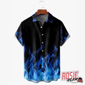 Camisa Blue Flame