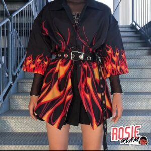 Camisa Flame On Fire