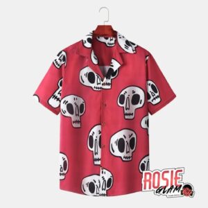 Camisa Red Skull Pop