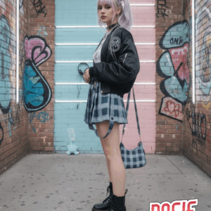 Falda Blue Tartan Straps - Rosieglam