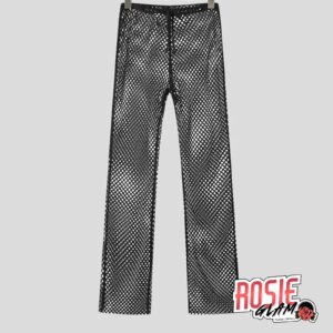 Salida Baño Pantalón Malla Negro Mujer - RosieGlam