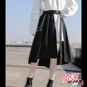 Falda Abierta Correas Cadena Mujer – RosieGlam