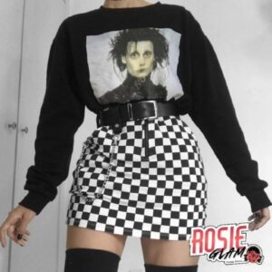 Minifalda Ajedrez Cremallera Mujer - RosieGlam